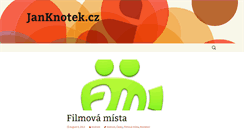 Desktop Screenshot of janknotek.cz
